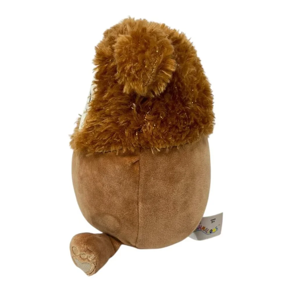 Squishmallows Kelly Toy Benny the BIgfoot 7 in Brown Furry Stuffed Animal Plush - Picture 2 of 8